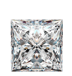 Princess shaped lab grown diamond